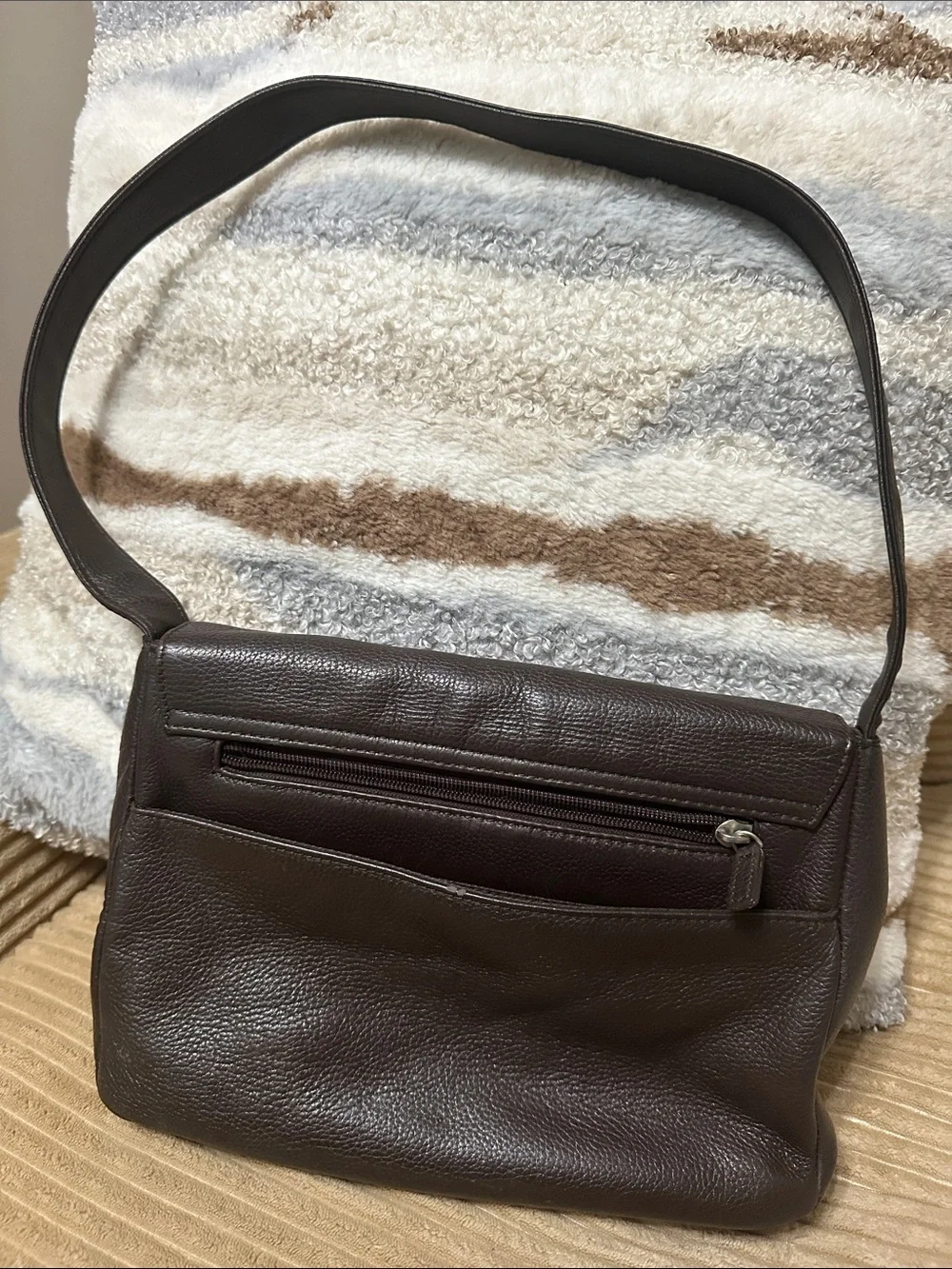 The Sak Dark Brown Pebbled Leather Bag